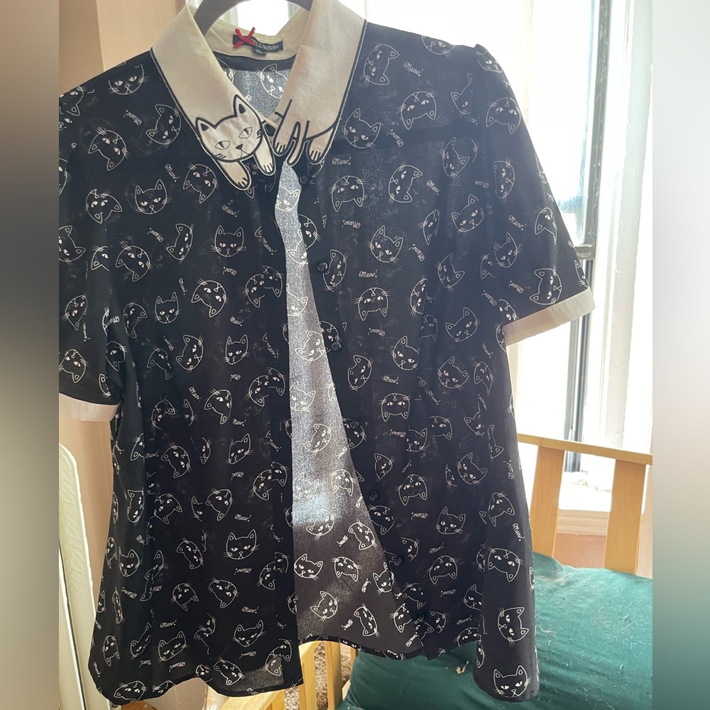 Hell Bunny Cat Blouse